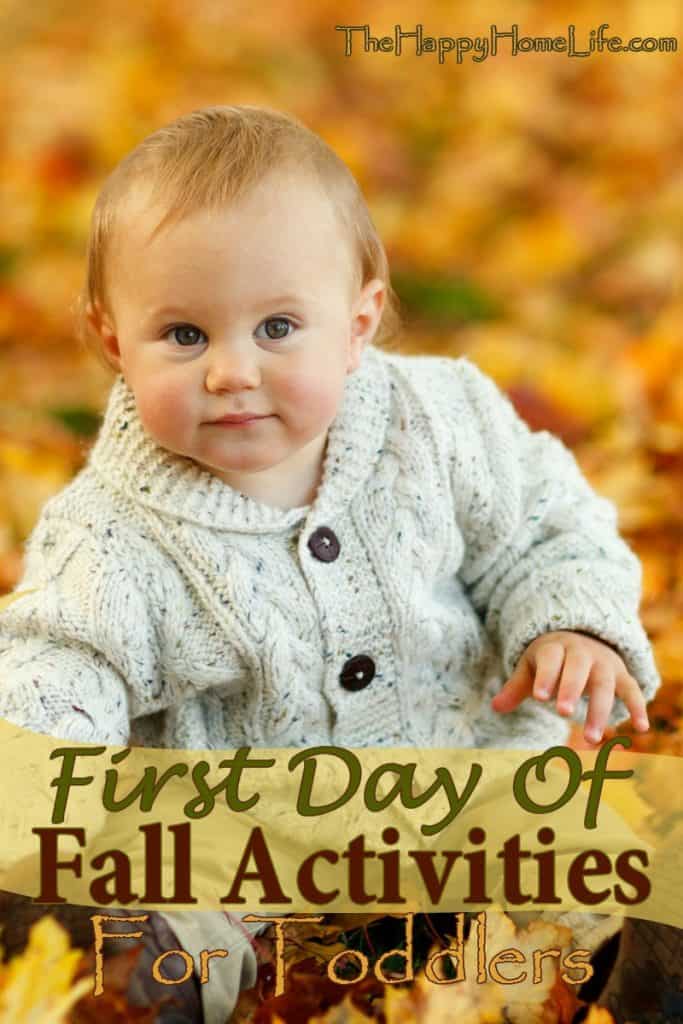 First Day Of Fall Activities For Toddlers