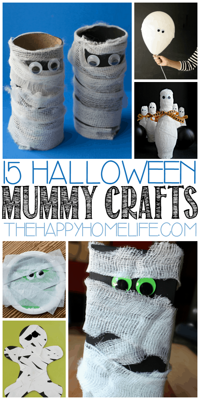Halloween Mummy Crafts For Kids