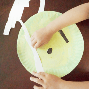 Mummy Paper Plate Craft for Preschoolers