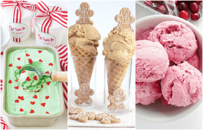 10 Easy Christmas Ice Cream Recipes for the Holidays