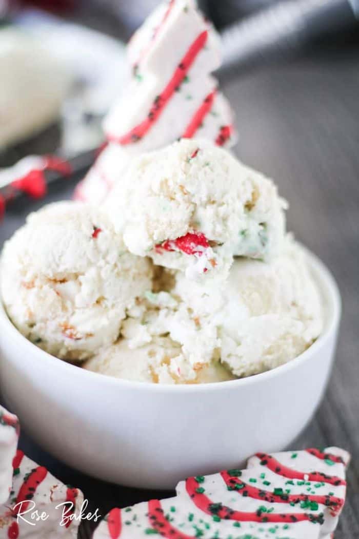 Christmas Tree Ice Cream 