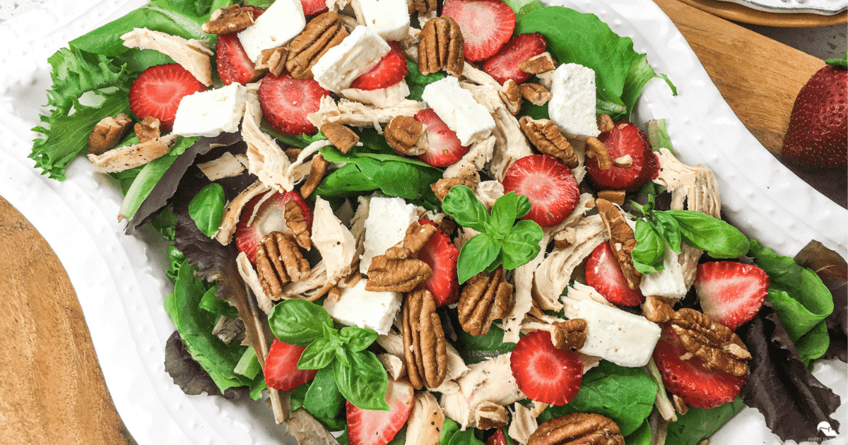 Instant Pot Chicken Salad with Strawberries, Feta, and Pecans - Pesto &  Margaritas