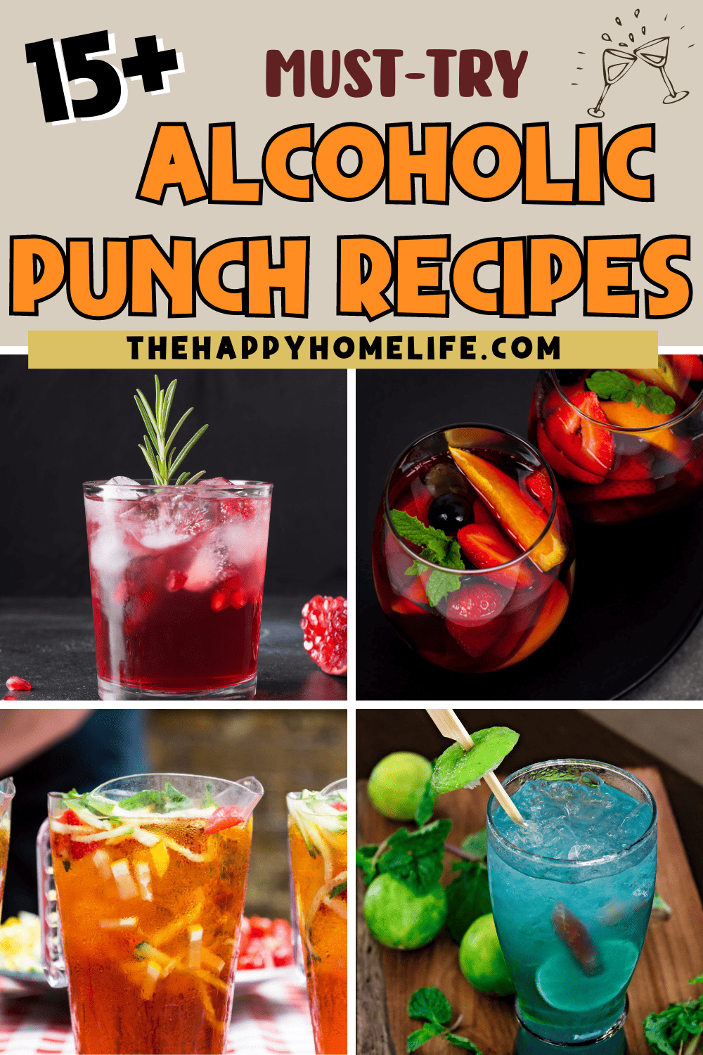 15 Of The Best Alcoholic Punch Recipes The Happy Home Life   Alcoholic Punch Recipes  