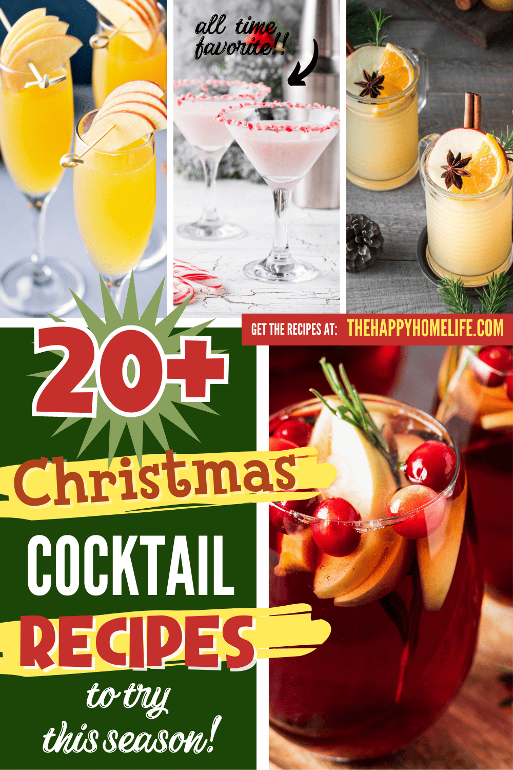 20 Of the Best Christmas Cocktails The Happy Home Life