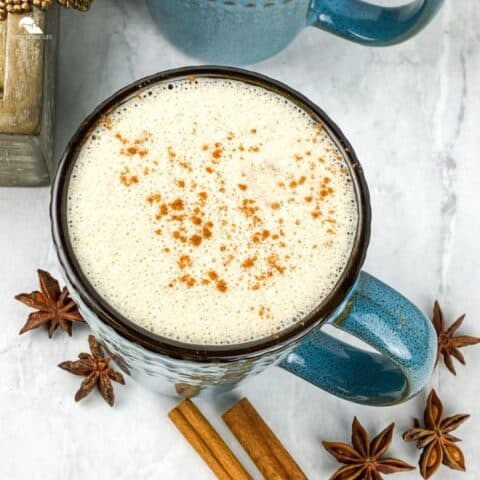 Vanilla Chai Latte in a mug