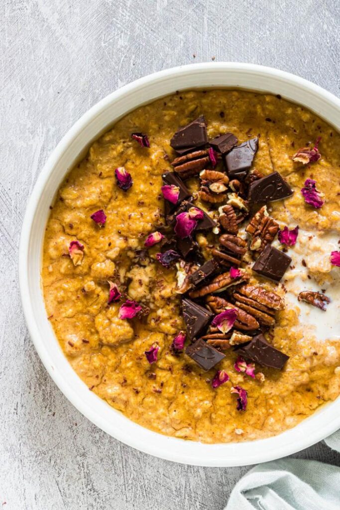 instant pot pumpkin oatmeal