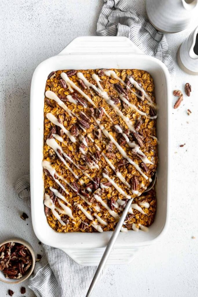 baked pumpkin oatmeal