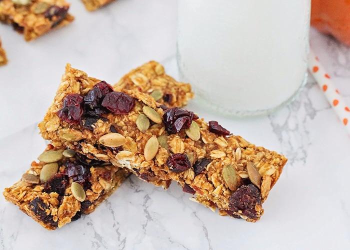 pumpkin granola bars