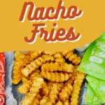 nacho fries with various sauce packets